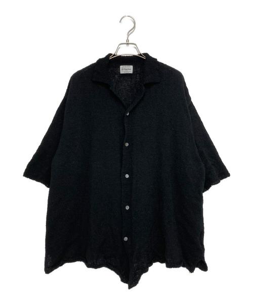 Yonetomi（ヨネトミ）Yonetomi (ヨネトミ) GIMA SLUB KNIT S/T ブラック サイズ:SIZE 3の古着・服飾アイテム