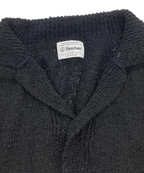 Yonetomi（ヨネトミ）Yonetomi (ヨネトミ) GIMA SLUB KNIT S/T ブラック サイズ:SIZE 3の古着・服飾アイテム