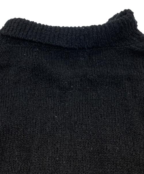 Yonetomi（ヨネトミ）Yonetomi (ヨネトミ) GIMA SLUB KNIT S/T ブラック サイズ:SIZE 3の古着・服飾アイテム
