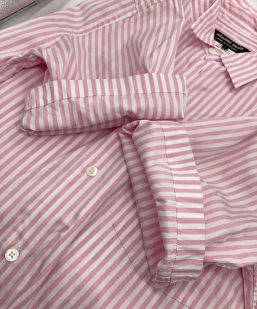 COMME des GARCONS HOMME DEUX（コムデギャルソン オム ドゥ）COMME des GARCONS HOMME DEUX (コムデギャルソン オム ドゥ) ストライプシャツ ピンク×ホワイト サイズ:Lの古着・服飾アイテム