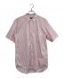 COMME des GARCONS HOMME DEUX（コムデギャルソン オム ドゥ）の古着「ストライプシャツ」｜ピンク×ホワイト