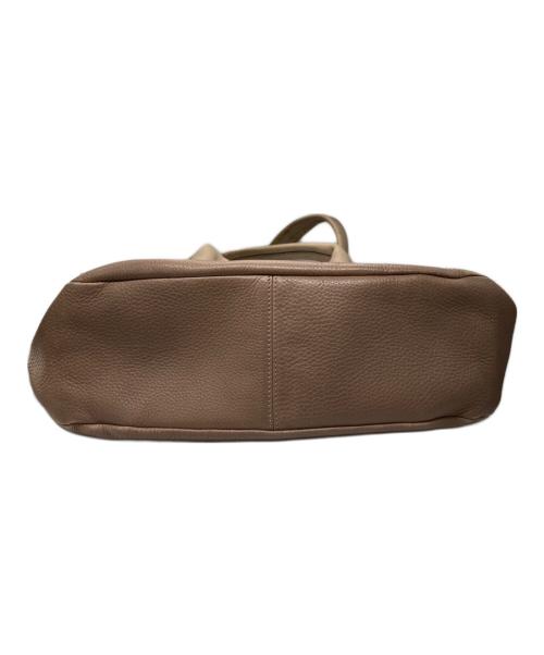 TOD'S（トッズ）TOD'S (トッズ) レザートートバッグ ピンク×ベージュの古着・服飾アイテム