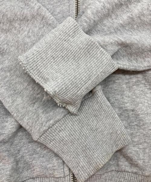 DIESEL（ディーゼル）DIESEL (ディーゼル) ジップパーカー グレー×ブラック サイズ:Lの古着・服飾アイテム