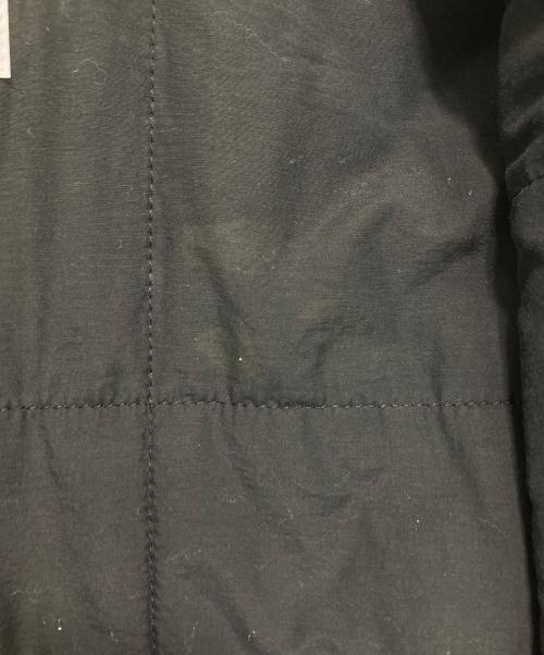 EMPORIO ARMANI（エンポリオ アルマーニ）EMPORIO ARMANI (エンポリオ アルマーニ) レザー切替中綿ジャケット ブラック サイズ:50の古着・服飾アイテム