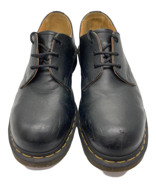 Dr.Martens（ドクターマーチン）Dr.Martens (ドクターマーチン) スチールトゥ 3ホールシューズ ブラック サイズ:UK8の古着・服飾アイテム