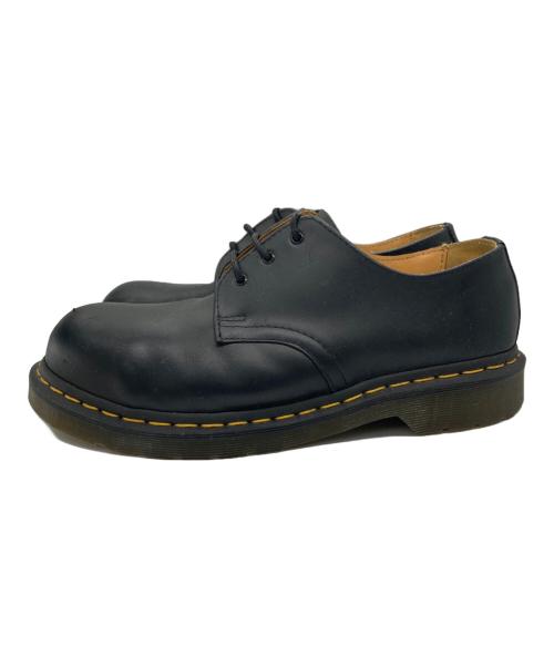 Dr.Martens（ドクターマーチン）Dr.Martens (ドクターマーチン) スチールトゥ 3ホールシューズ ブラック サイズ:UK8の古着・服飾アイテム