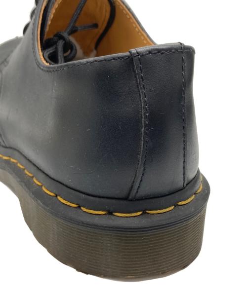 Dr.Martens（ドクターマーチン）Dr.Martens (ドクターマーチン) スチールトゥ 3ホールシューズ ブラック サイズ:UK8の古着・服飾アイテム