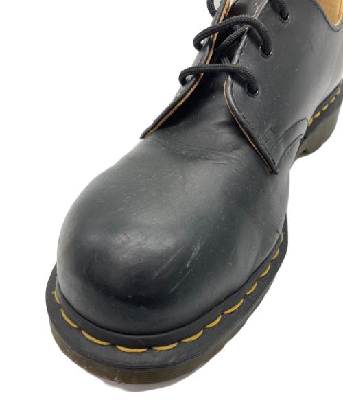 Dr.Martens（ドクターマーチン）Dr.Martens (ドクターマーチン) スチールトゥ 3ホールシューズ ブラック サイズ:UK8の古着・服飾アイテム