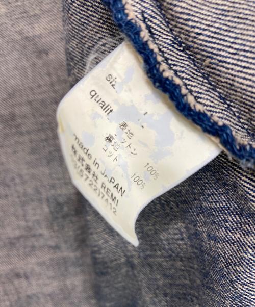 REMI RELIEF（レミレリーフ）REMI RELIEF (レミレリーフ) デニムベスト インディゴ サイズ:Lの古着・服飾アイテム