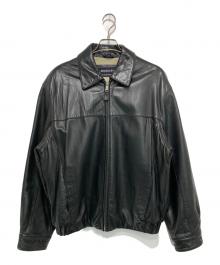 DOCKERS（ドッカーズ）の古着「レザージャケット」｜ブラック