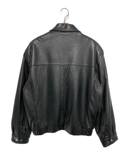 DOCKERS（ドッカーズ）DOCKERS (ドッカーズ) レザージャケット ブラック サイズ:Mの古着・服飾アイテム