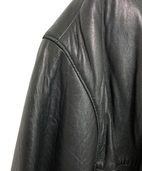 DOCKERS（ドッカーズ）DOCKERS (ドッカーズ) レザージャケット ブラック サイズ:Mの古着・服飾アイテム