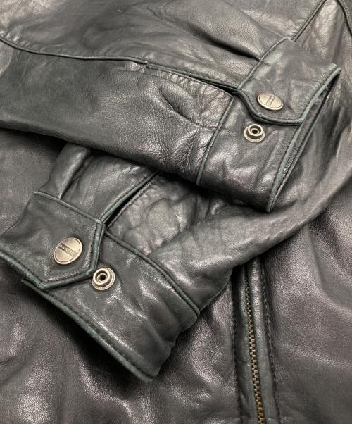 DOCKERS（ドッカーズ）DOCKERS (ドッカーズ) レザージャケット ブラック サイズ:Mの古着・服飾アイテム