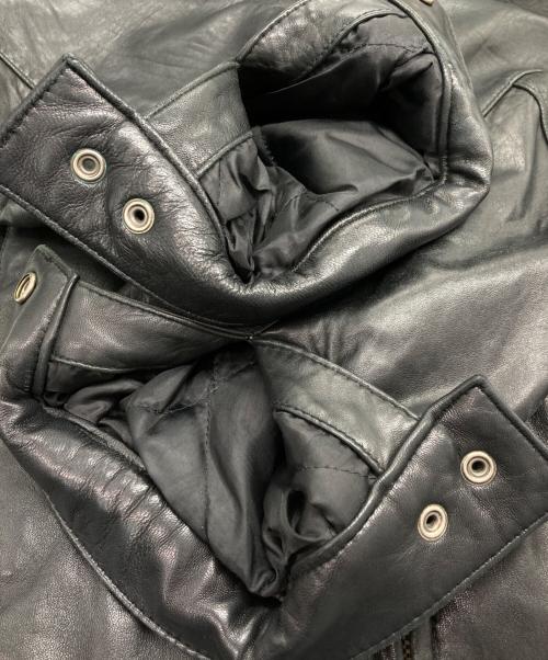 DOCKERS（ドッカーズ）DOCKERS (ドッカーズ) レザージャケット ブラック サイズ:Mの古着・服飾アイテム