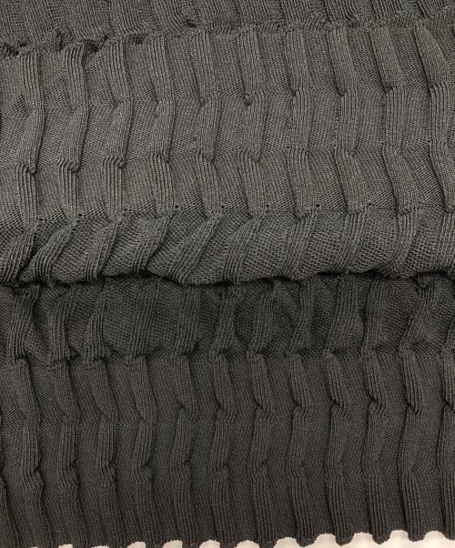 IM MEN（アイム メン）IM MEN (アイム メン) ZIG ZAG RIB KNIT ブラック サイズ:3の古着・服飾アイテム