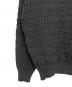 中古・古着 IM MEN (アイム メン) ZIG ZAG RIB KNIT ブラック サイズ:3：40000円