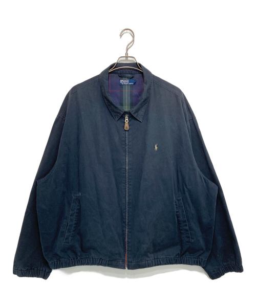 RALPH LAUREN（ラルフローレン）RALPH LAUREN (ラルフローレン) スイングトップ ネイビー サイズ:3Lの古着・服飾アイテム