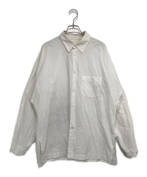 HOMME PLISSE ISSEY MIYAKE（オム プリッセ イッセイ ミヤケ）HOMME PLISSE ISSEY MIYAKE (オム プリッセ イッセイ ミヤケ) 長袖シャツ ホワイト サイズ:SIZE 3の古着・服飾アイテム