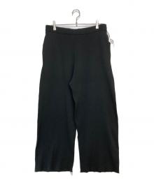 HOMME PLISSE ISSEY MIYAKE（オム プリッセ イッセイ ミヤケ）の古着「BASIC KNIT パンツ」｜ブラック