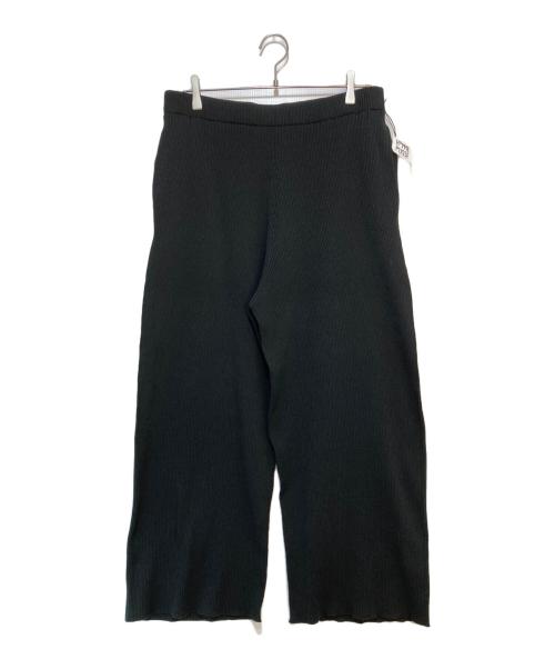 HOMME PLISSE ISSEY MIYAKE（オム プリッセ イッセイ ミヤケ）HOMME PLISSE ISSEY MIYAKE (オム プリッセ イッセイ ミヤケ) BASIC KNIT パンツ ブラック サイズ:3の古着・服飾アイテム