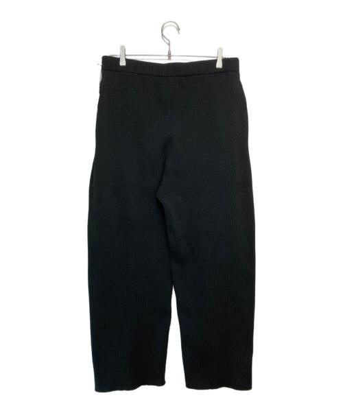 HOMME PLISSE ISSEY MIYAKE（オム プリッセ イッセイ ミヤケ）HOMME PLISSE ISSEY MIYAKE (オム プリッセ イッセイ ミヤケ) BASIC KNIT パンツ ブラック サイズ:3の古着・服飾アイテム
