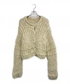 OHOTOROオオトロ）の古着「bold handmade cardigan」｜アイボリー