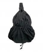 TODAYFULトゥデイフル）の古着「Nylon Gather Bag」｜ブラック