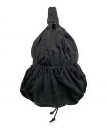 TODAYFUL（トゥデイフル）の古着「Nylon Gather Bag」｜ブラック