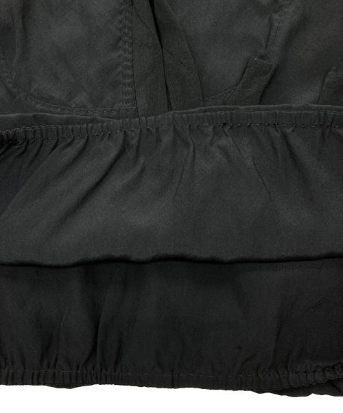 LOUIS VUITTON（ルイ ヴィトン）LOUIS VUITTON (ルイ ヴィトン) ノースリーブシルクブラウス ブラック サイズ:34の古着・服飾アイテム