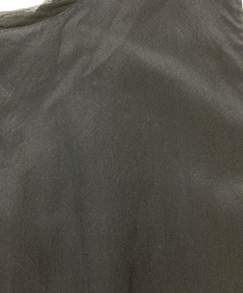 LOUIS VUITTON（ルイ ヴィトン）LOUIS VUITTON (ルイ ヴィトン) ノースリーブシルクブラウス ブラック サイズ:34の古着・服飾アイテム
