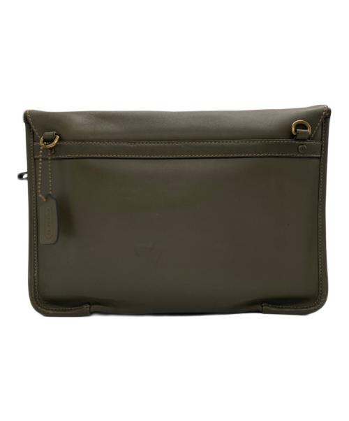 COACH（コーチ）COACH (コーチ) ターンロックショルダーバッグ カーキの古着・服飾アイテム