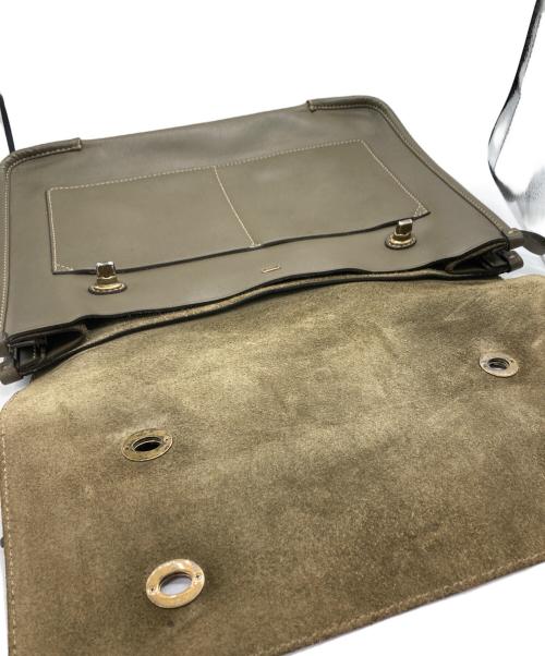 COACH（コーチ）COACH (コーチ) ターンロックショルダーバッグ カーキの古着・服飾アイテム
