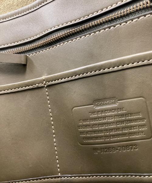 COACH（コーチ）COACH (コーチ) ターンロックショルダーバッグ カーキの古着・服飾アイテム