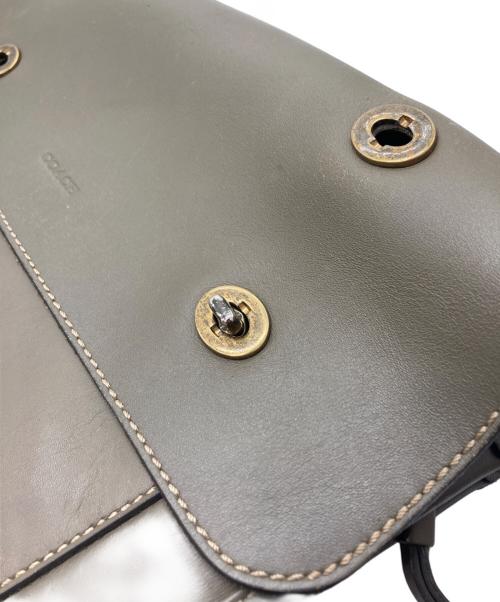 COACH（コーチ）COACH (コーチ) ターンロックショルダーバッグ カーキの古着・服飾アイテム