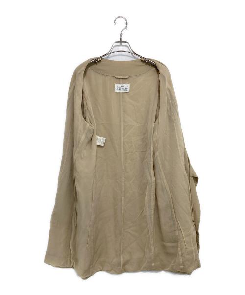 Maison Margiela 4（メゾンマルジェラ 4）Maison Margiela 4 (メゾンマルジェラ 4) ノーカラーコート ベージュ サイズ:SIZE 44の古着・服飾アイテム