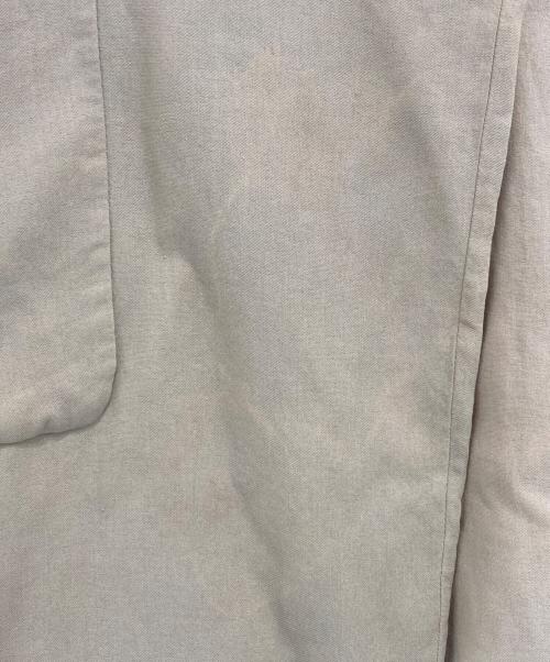 Maison Margiela 4（メゾンマルジェラ 4）Maison Margiela 4 (メゾンマルジェラ 4) ノーカラーコート ベージュ サイズ:SIZE 44の古着・服飾アイテム
