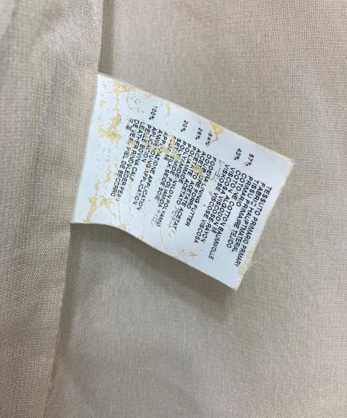 Maison Margiela 4（メゾンマルジェラ 4）Maison Margiela 4 (メゾンマルジェラ 4) ノーカラーコート ベージュ サイズ:SIZE 44の古着・服飾アイテム