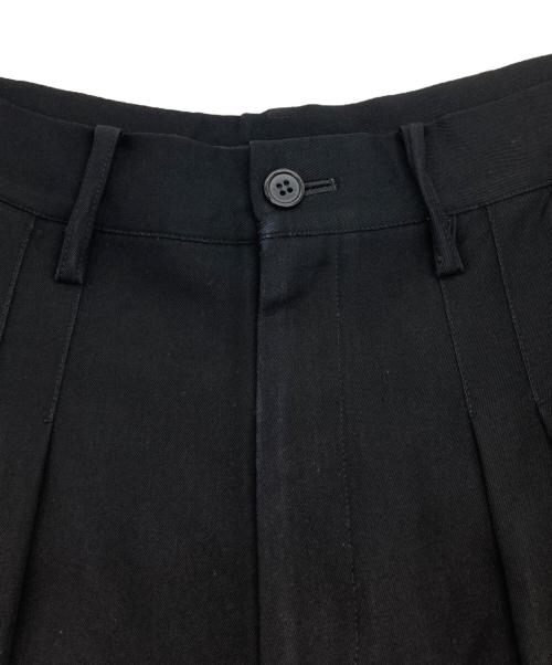 LIMI feu（リミフゥ）LIMI feu (リミフゥ) ツータック ウールクロップドパンツ ブラック サイズ:Sの古着・服飾アイテム