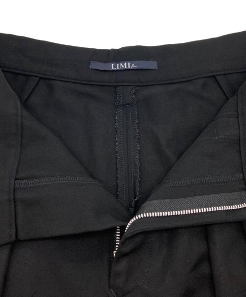 LIMI feu（リミフゥ）LIMI feu (リミフゥ) ツータック ウールクロップドパンツ ブラック サイズ:Sの古着・服飾アイテム