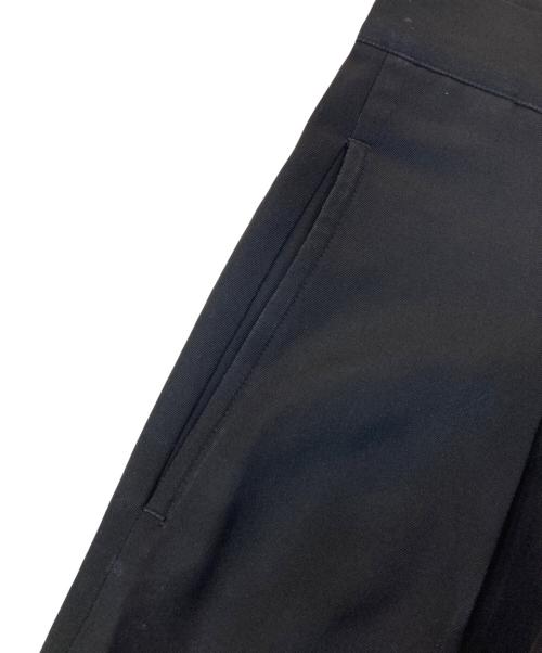 LIMI feu（リミフゥ）LIMI feu (リミフゥ) ツータック ウールクロップドパンツ ブラック サイズ:Sの古着・服飾アイテム