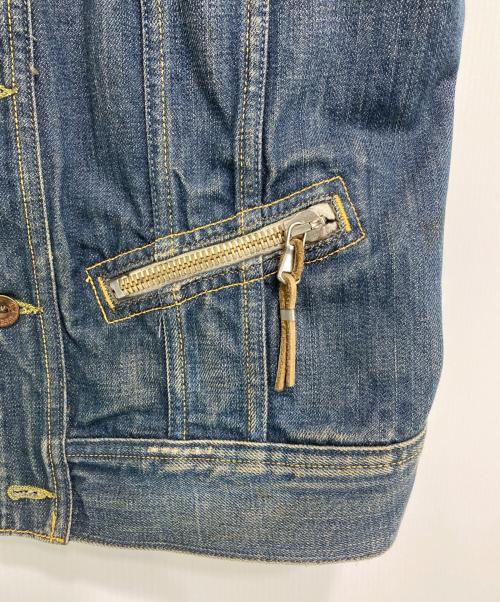 DIESEL（ディーゼル）DIESEL (ディーゼル) デニムジャケット インディゴ サイズ:Sの古着・服飾アイテム