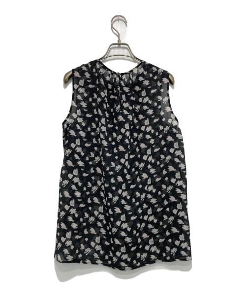 theory luxe（セオリーリュクス）theory luxe (セオリーリュクス) ブロッサムプリントブラウス グレー サイズ:38の古着・服飾アイテム