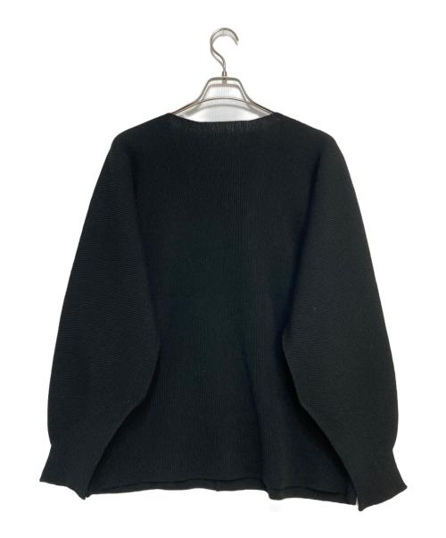 HOMME PLISSE ISSEY MIYAKE（オム プリッセ イッセイ ミヤケ）HOMME PLISSE ISSEY MIYAKE (オム プリッセ イッセイ ミヤケ) BASIC KNIT ブラック サイズ:-の古着・服飾アイテム