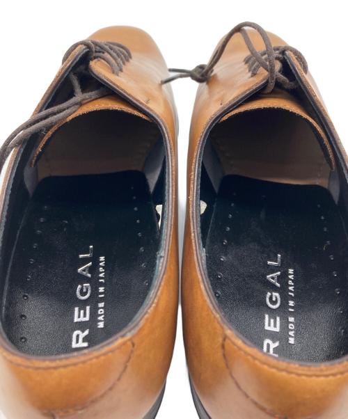 REGAL（リーガル）REGAL (リーガル) プレーントゥシューズ ブラウン サイズ:25 1/2の古着・服飾アイテム