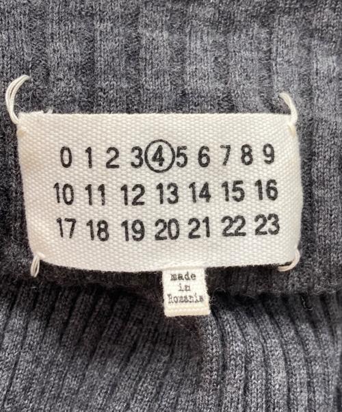 Maison Margiela（メゾンマルジェラ）Maison Margiela (メゾンマルジェラ) タートルネックニット グレー サイズ:Sの古着・服飾アイテム