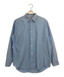 AURALEE（オーラリー）の古着「WASHED FINX TWILL SHIRT」｜ブルー