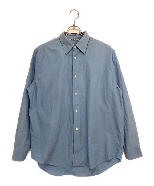 AURALEE（オーラリー）AURALEE (オーラリー) WASHED FINX TWILL SHIRT ブルー サイズ:4の古着・服飾アイテム