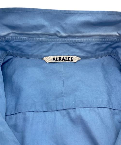 AURALEE（オーラリー）AURALEE (オーラリー) WASHED FINX TWILL SHIRT ブルー サイズ:4の古着・服飾アイテム
