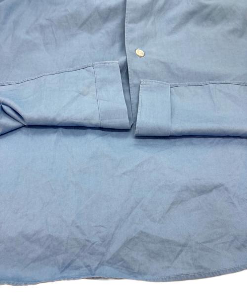 AURALEE（オーラリー）AURALEE (オーラリー) WASHED FINX TWILL SHIRT ブルー サイズ:4の古着・服飾アイテム