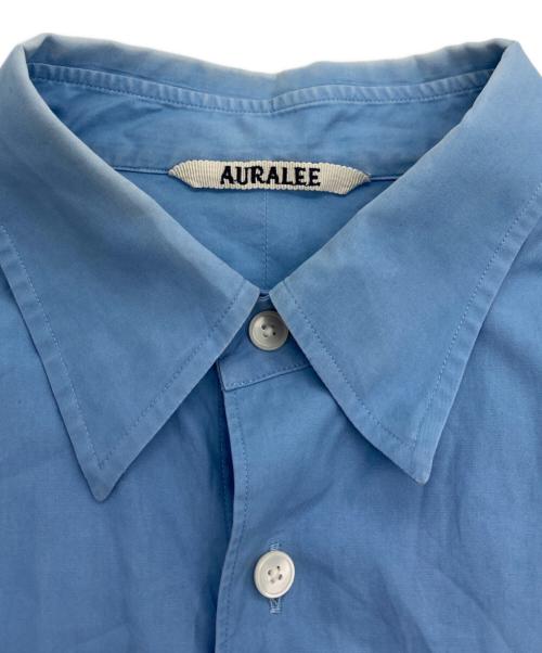 AURALEE（オーラリー）AURALEE (オーラリー) WASHED FINX TWILL SHIRT ブルー サイズ:4の古着・服飾アイテム